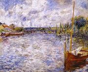 The Seine at Chatou, Pierre Auguste Renoir